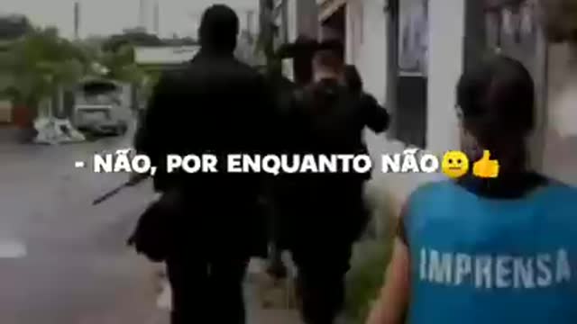 COM A BOPE A REPÓRTER PASSA MAL | BOPE