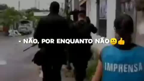 COM A BOPE A REPÓRTER PASSA MAL | BOPE