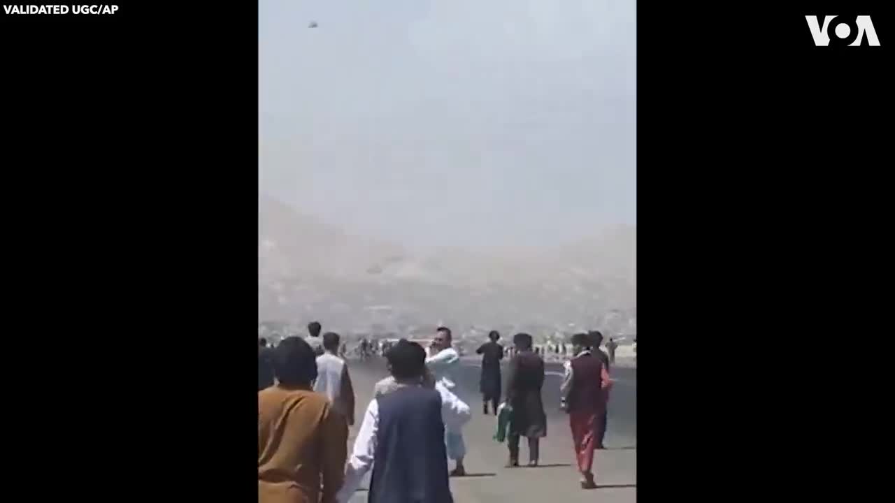 2 Person try to leave kabul By Holding onto US Military Plane,Fall off Mid Air| watch