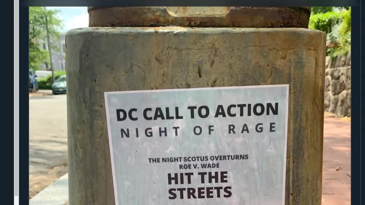 Incoming FF? "Night Of Rage" Flyers Spotted In DC Ahead Of Roe v. Wade Decisions