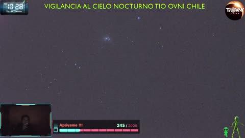 Live Night Sky Surveillance Uncle UFO Chile 06-12-24 TIK TOK Pleiades and M42 Orion