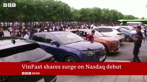 Vietnamese electric vehicle maker valued at more than Ford - BBC News