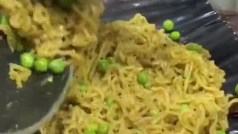 Indian fried instant noodles