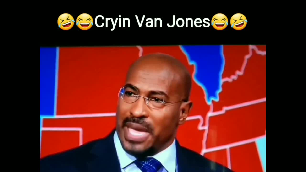 Cryin Van Jones on News of Fake Biden Win