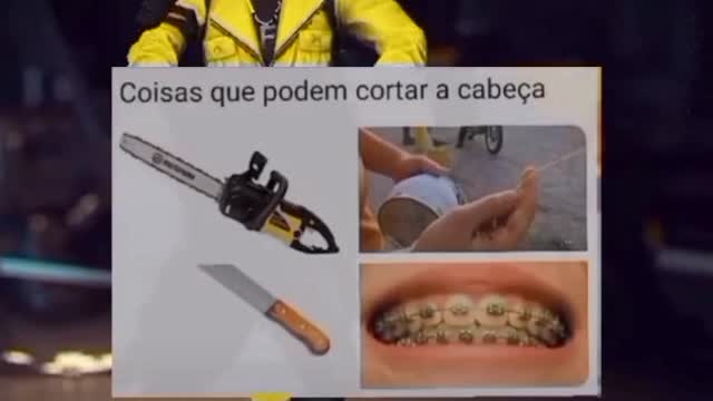 Coisas que cortam a cabeça