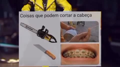 Coisas que cortam a cabeça