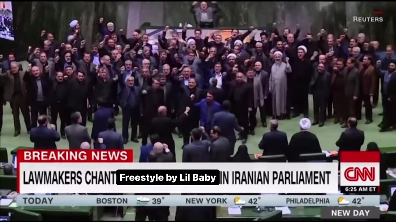 Iranian law makers pay respects to lil baby song