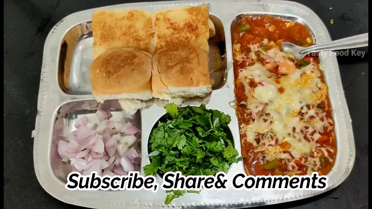 Cheese Pav Bhaji Recipe