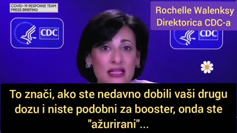 Direktorica CDC-a Rochelle Walenksy sugeriše da se promijeni izraz "potpuno vakcinisan" u "ažuriran"