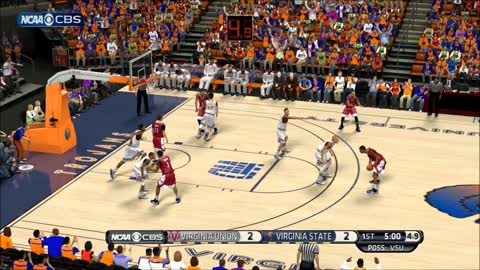 NBA 2k14 HBCU Basketball Mod Virginia Union vs Virginia State