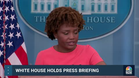 WH Press Sec. Karine Jean Pierre discusses gun control