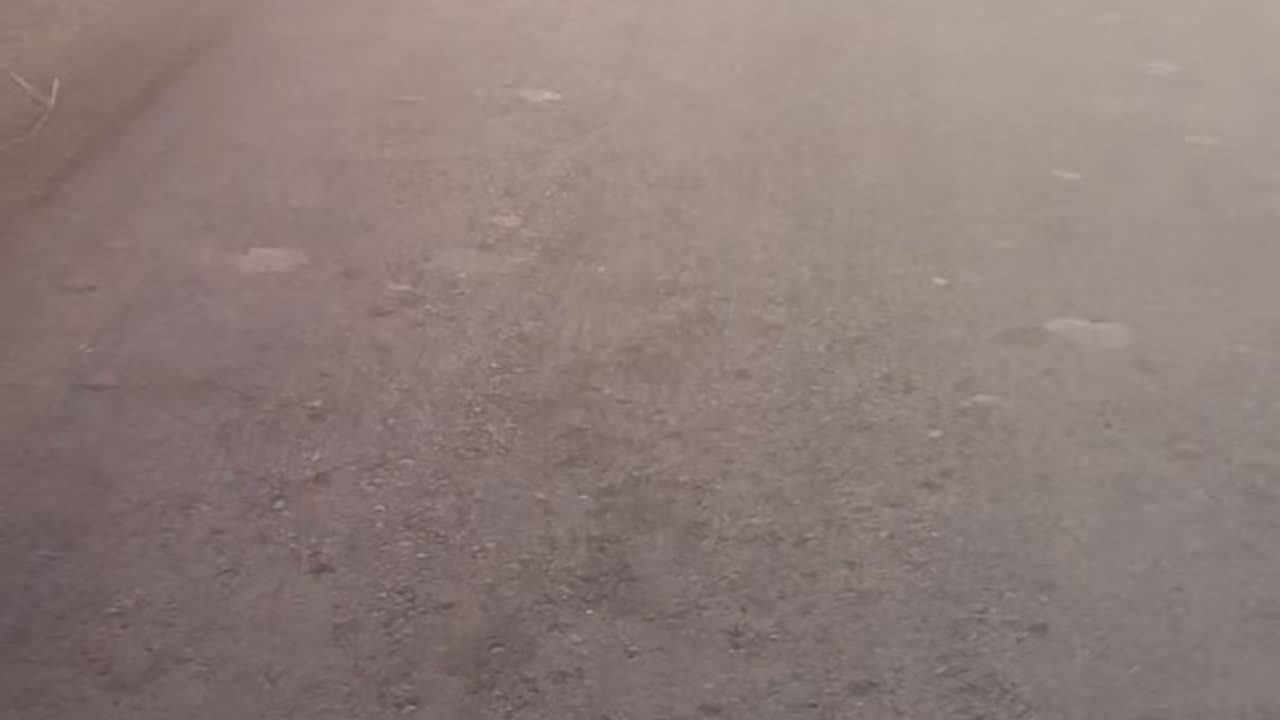 Riding in foggy weather