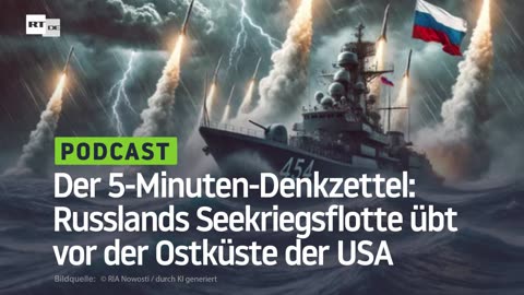 Der 5-Minuten-Denkzettel: Russlands Seekriegsflotte übt vor der Ostküste der USA