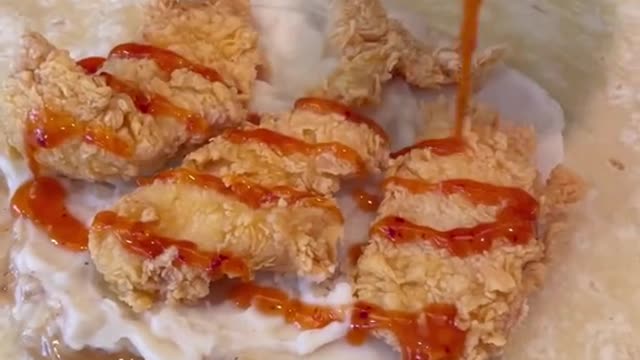 Cheesy Chicken Nugget Sandwiches