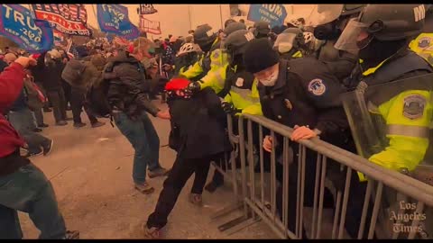 January 6th Insurrection - FIGHT AT FENCE