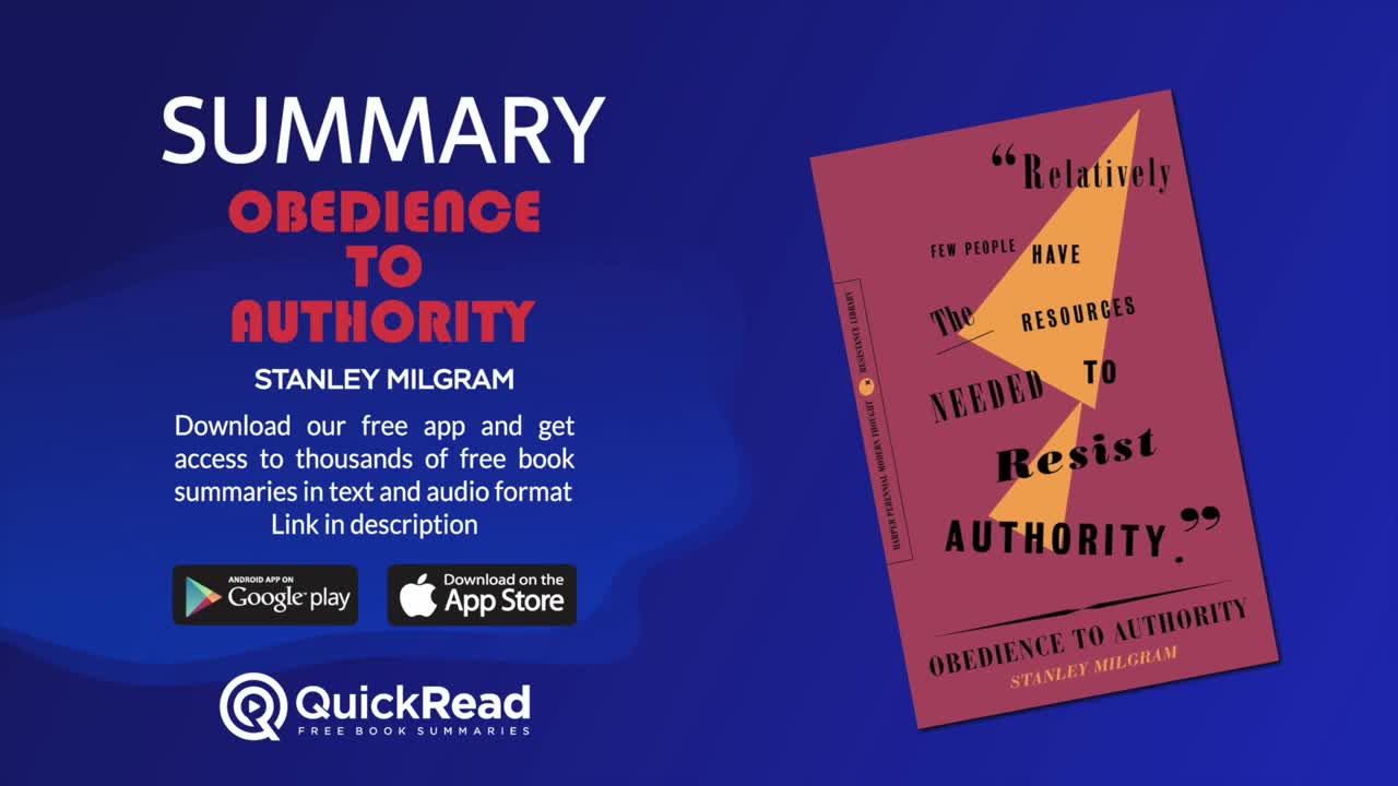 Summary of Obedience to Authority by Stanley Milgram | Audiobook