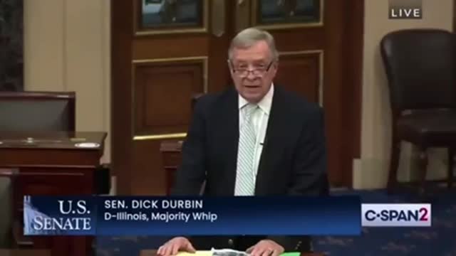 Sen. Dick Durbin admits, ‘We have millions who died across the world from this vaccine.’