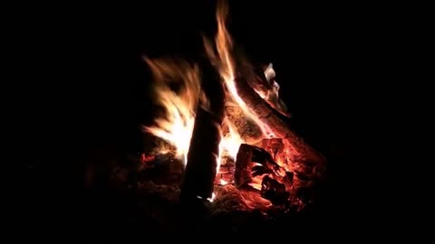 Meditation, Soothing, Stress Relief Campfire