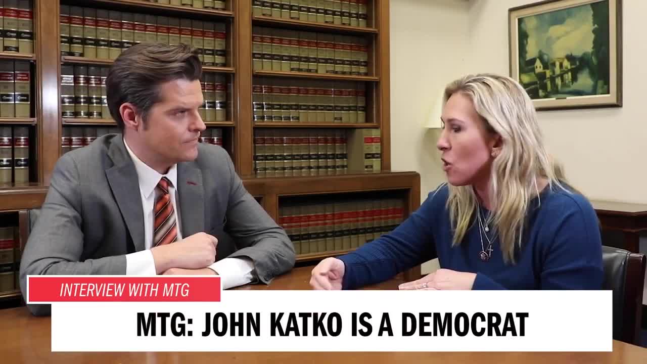 "John Katko Is Not A Republican" Marjorie Taylor Green Blasts GOP Colleague