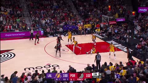 Final 2_41 WILD ENDING Lakers vs Trail Blazers