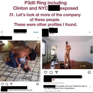 rede de pedofilia religiosa ligada a Clinton na cidade de Nova York.