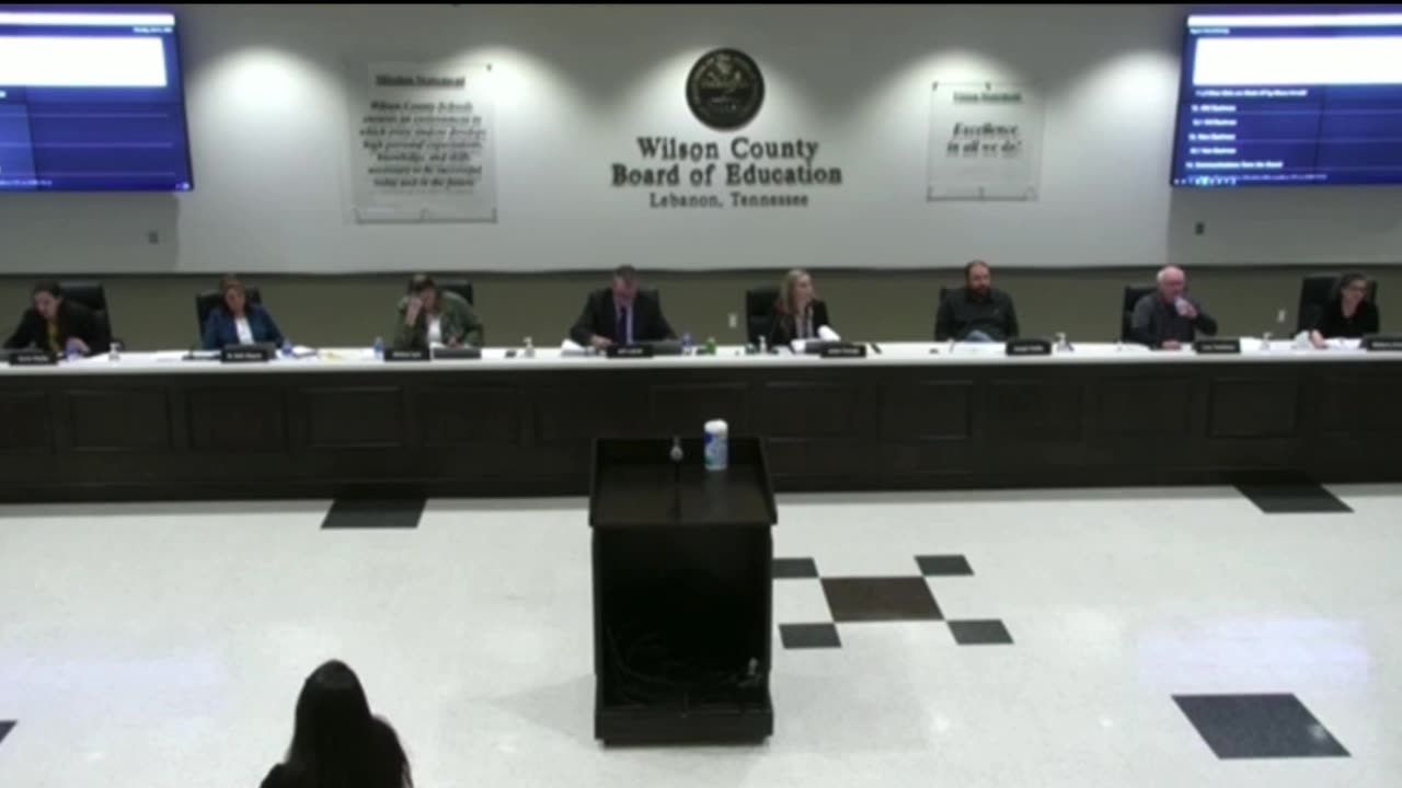 Carrie Pfeiffer Corrects Board Member for Not Using They/Them When Referencing a Speaker