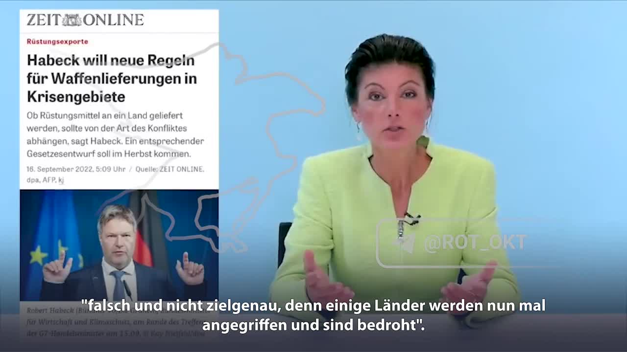 Frau Wagenknechts Wochenrückblick