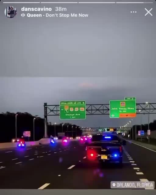 POTUS: Do All "Former" Presidents Get This Kind of Escort Home?