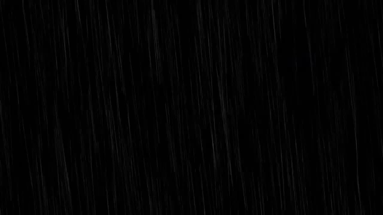 Gentle Night Rain, Rain Sounds for Sleeping - Dark Screen to Beat insomnia, Relax, Study