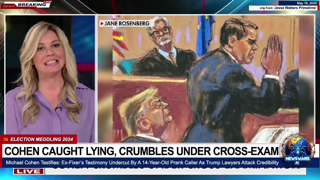 COHEN CAUGHT LYING, CRUMBLES UNDER CROSS-EXAM!