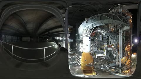 NASA Astounding View of NASA’s Artemis I Rocket at Rollout