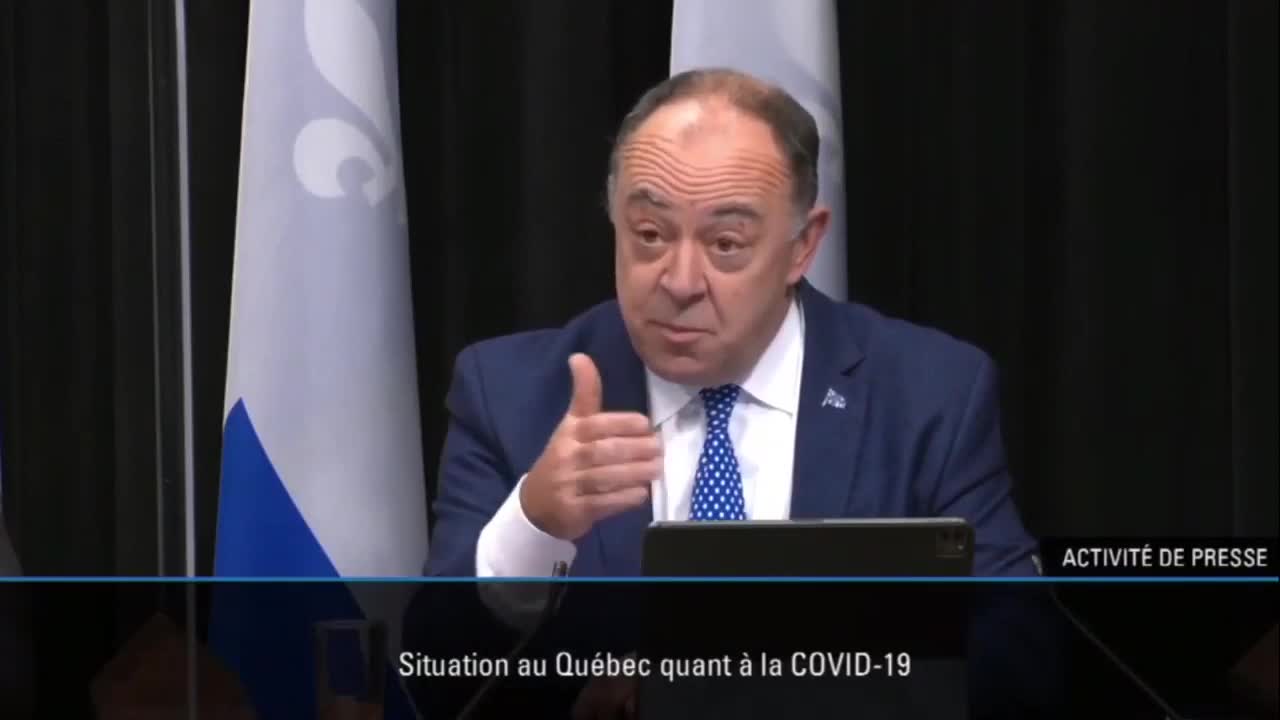 Le lapsus du Ministre de la Santé du Québec