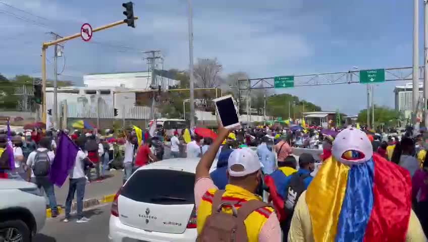 Así avanza la marcha en Cartagena