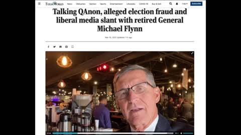 General Flynn reacts to QAnon