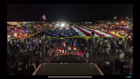 Live - The Peoples Convoy - Leaving East Lincoln Motor Speedway Heading West!