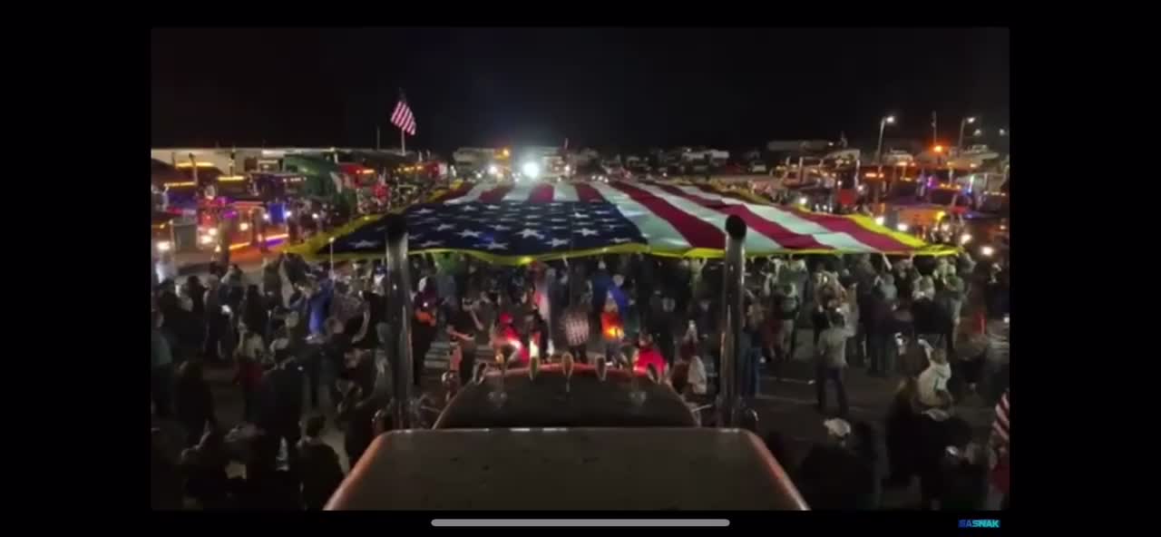 Live - The Peoples Convoy - Leaving East Lincoln Motor Speedway Heading West!