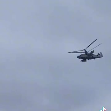 Russian KA-52 Over Ukraine