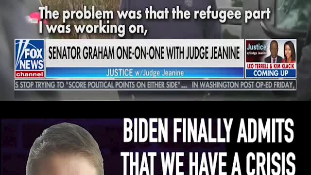 BIDEN FINALLY ADMITS THAT WE HAVE A CRISIS AT THE BORDER