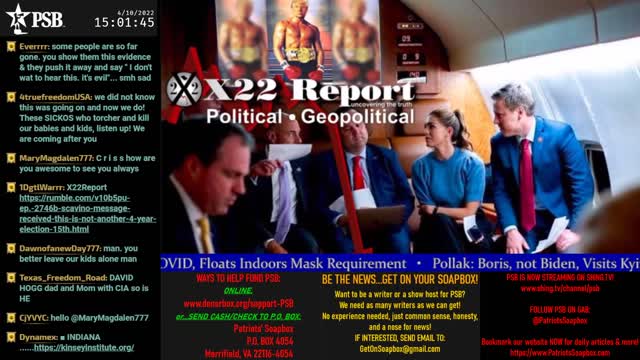 2022-04-10 14:00 EDT - Your Voice, Your Call: with Chris Moore