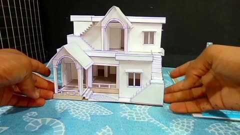 #Home |कागज🗞️ का घर 🏡 बनाने का सबसे आसान🧬🧬 तरीका| How to Make Easy Home 🏘️ 🗞️#Home_Design