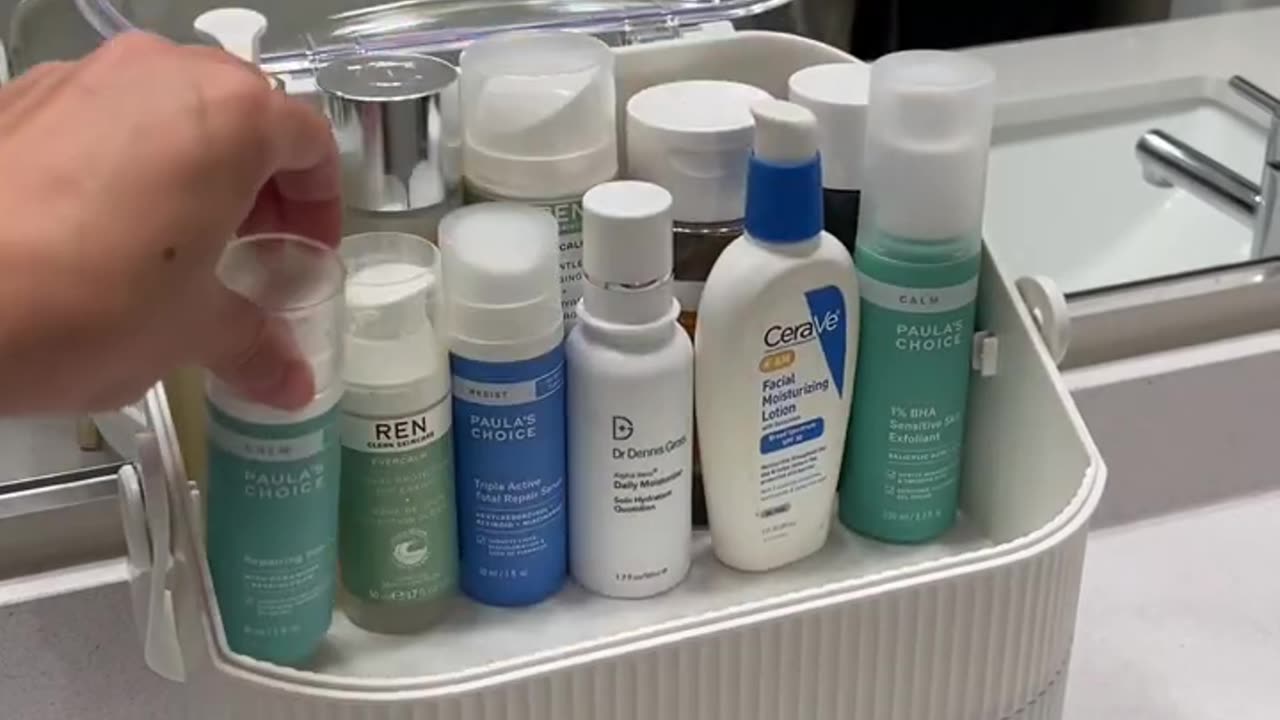 Upgrading my skincare organization!