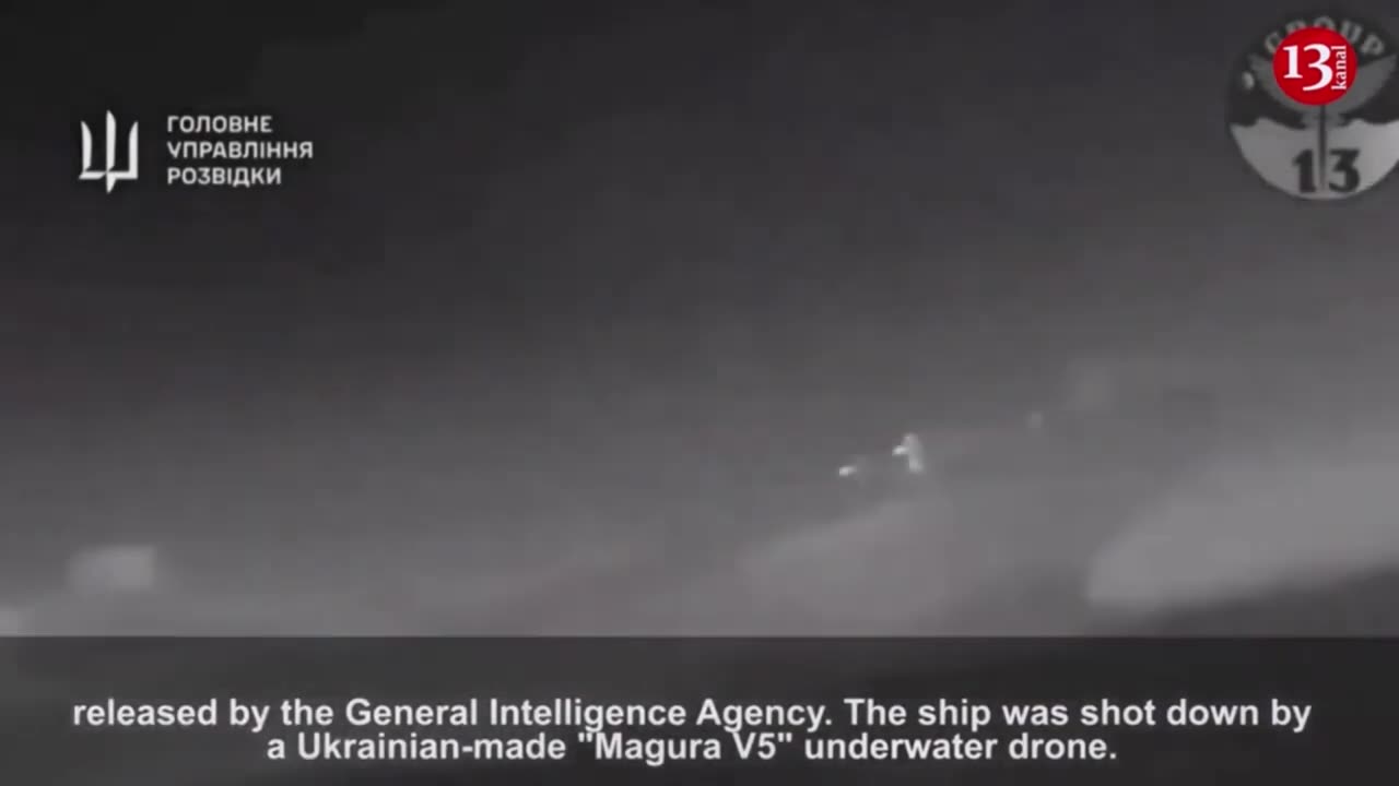 Russian servicemen capture the moment Ukrainian drones attacked a Russian ship