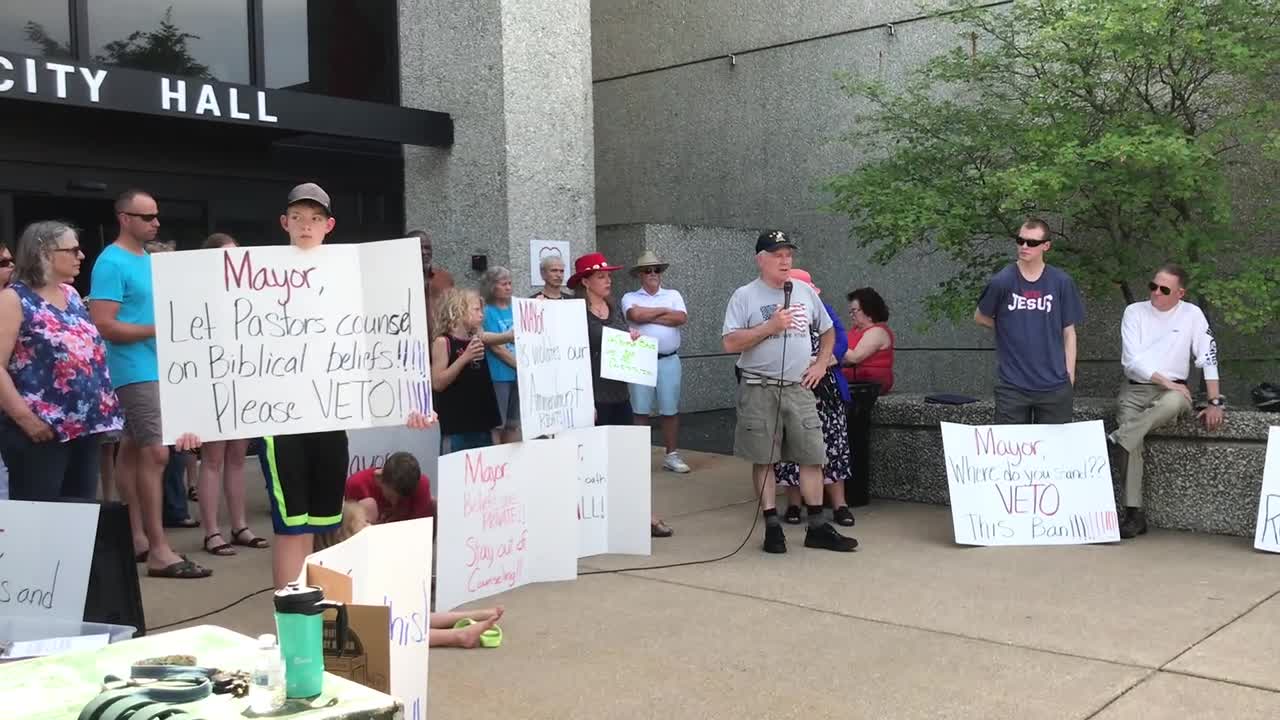 Rally at City Hall Calling on the Mayor to Veto Council Illegal Action