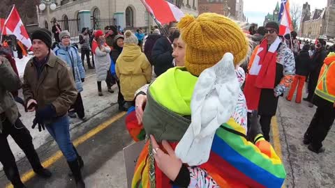 Freedom March In Ottawa