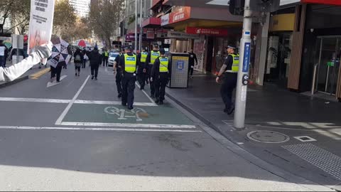 Beginning Of March - Dynamic Drumming - March Down Burke Street 28 05 2022