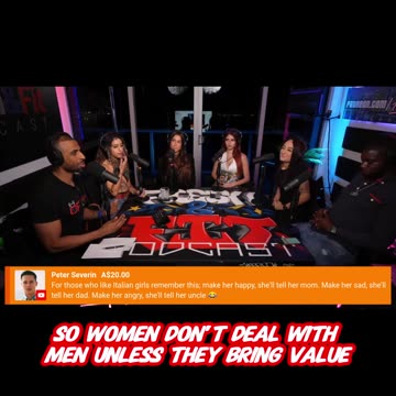 She says a MAN with a HIGH BODY count is "DAMAGED GOODS"