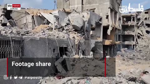 Ghaza City laid to Ruined by Terrorist Israel
