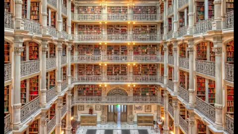 For the intro library is Admont Abbey library in Austria