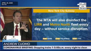 New York city to shut down subways for cleaning during pandemic