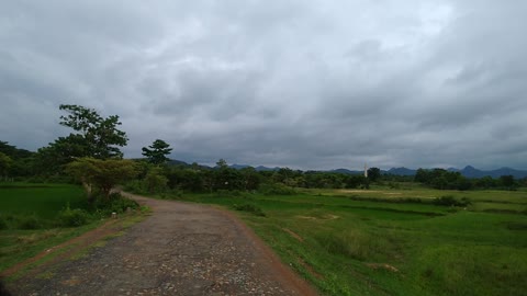 The blue sky and this nature world is so beautiful